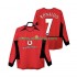 Camisola Manchester United RONALDO 7 Retro Homem Equipamento Primeiro 2004 2002 Manga Comprida